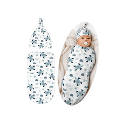 Lcokin sea turtle swaddle blanket for newborns in soft fabric
