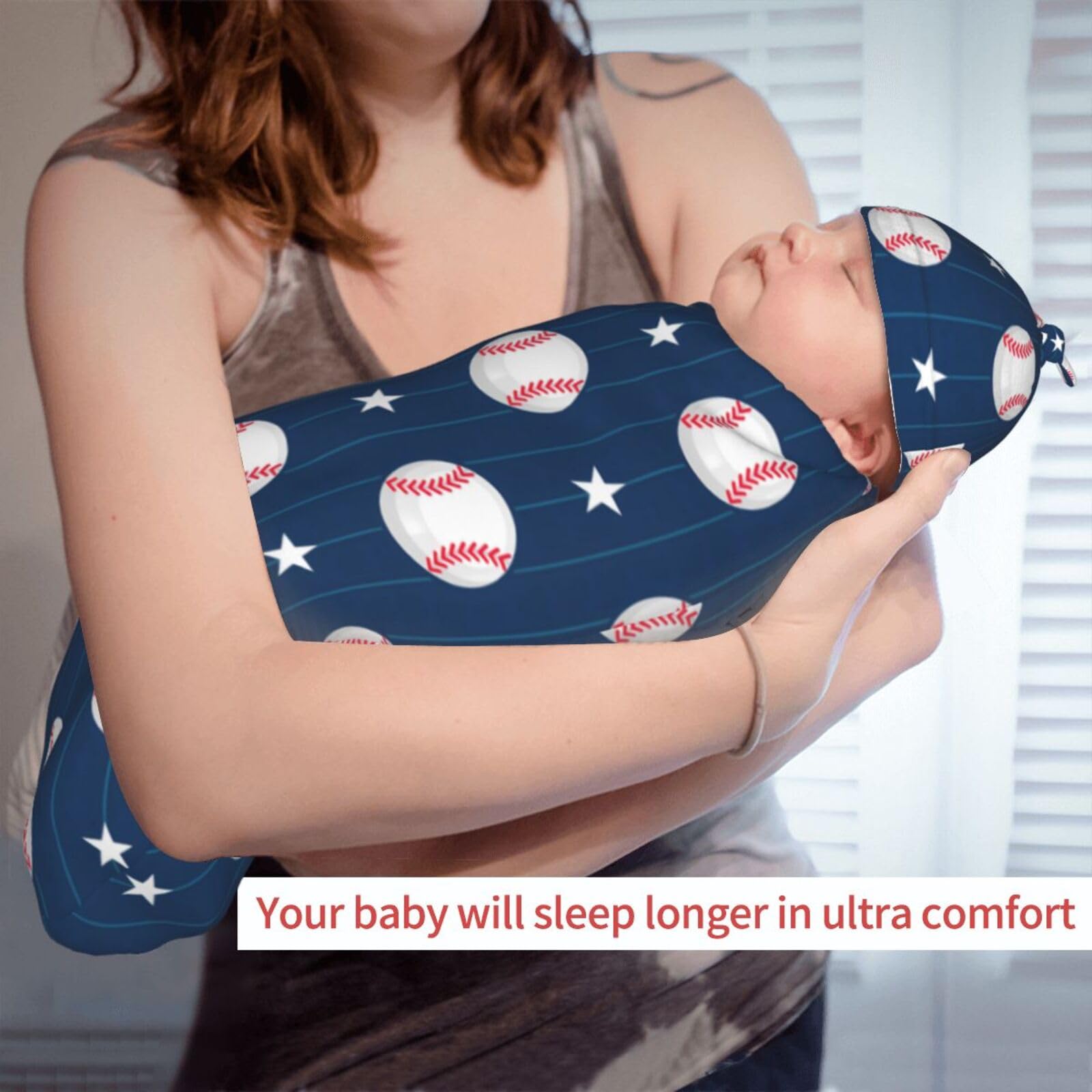 Lcokin Swaddle Blanket multi-use wrap for sleep, photos, and daily wear.