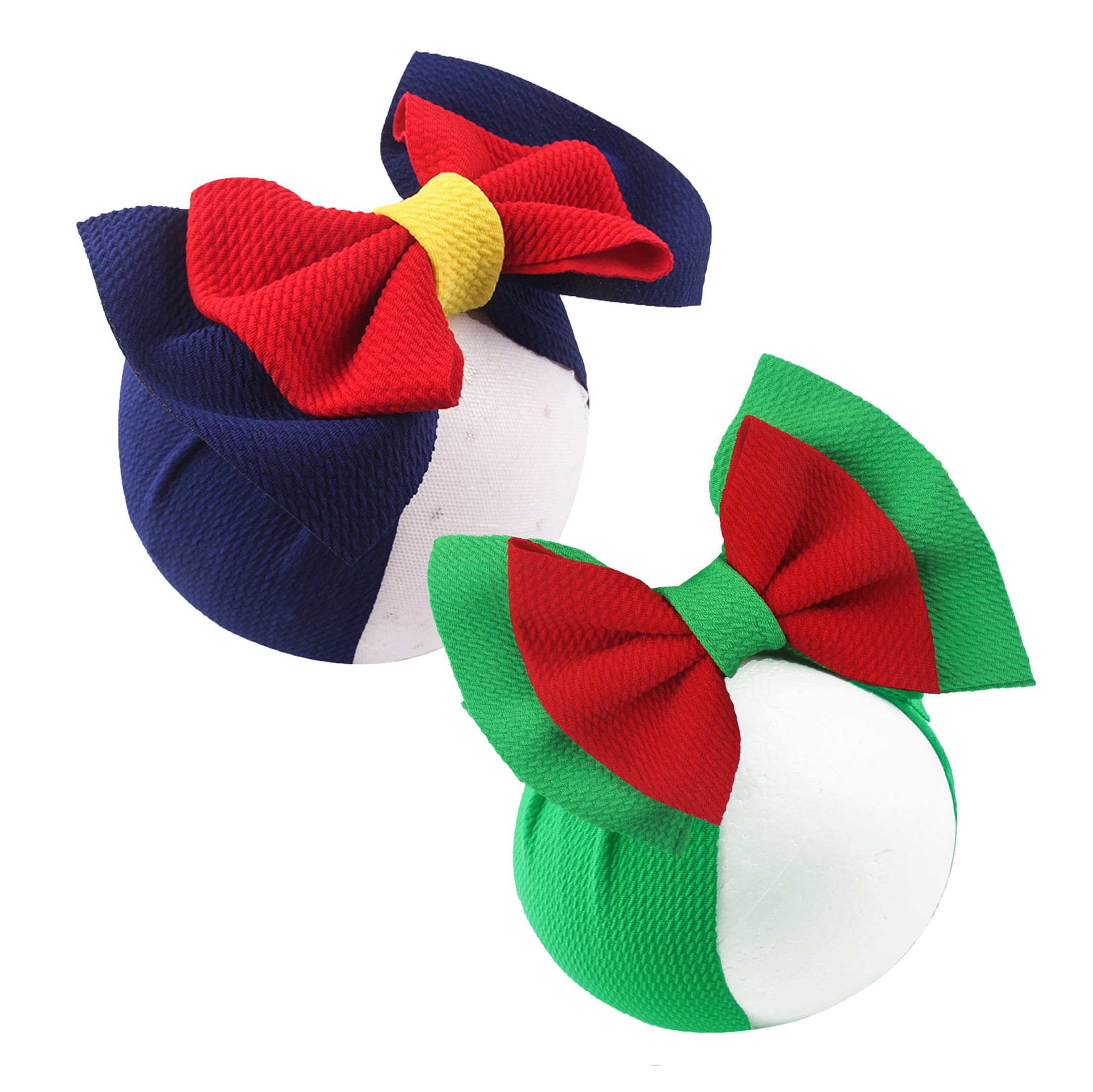 LDDCX baby bows headband green, soft fabric and gentle fit for everyday wear