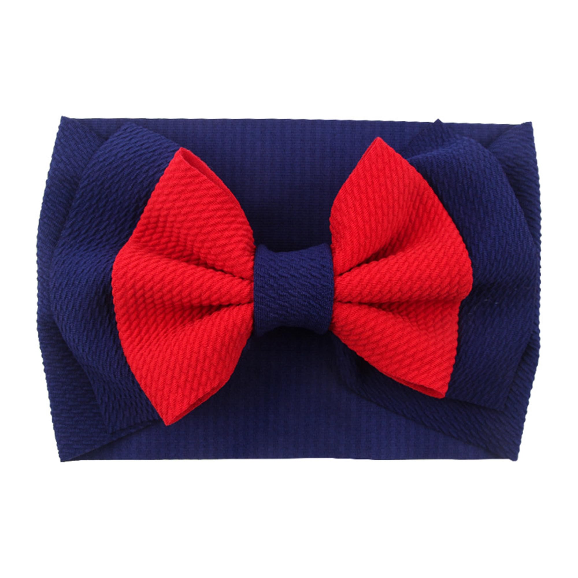 LDDCX baby bows headband navy blue, ideal for birthdays and portraits