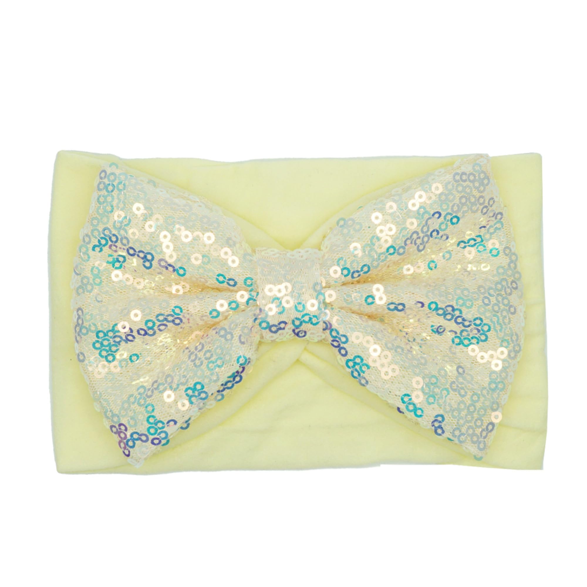 LDDCX glitter bow headband black for outfits and portraits