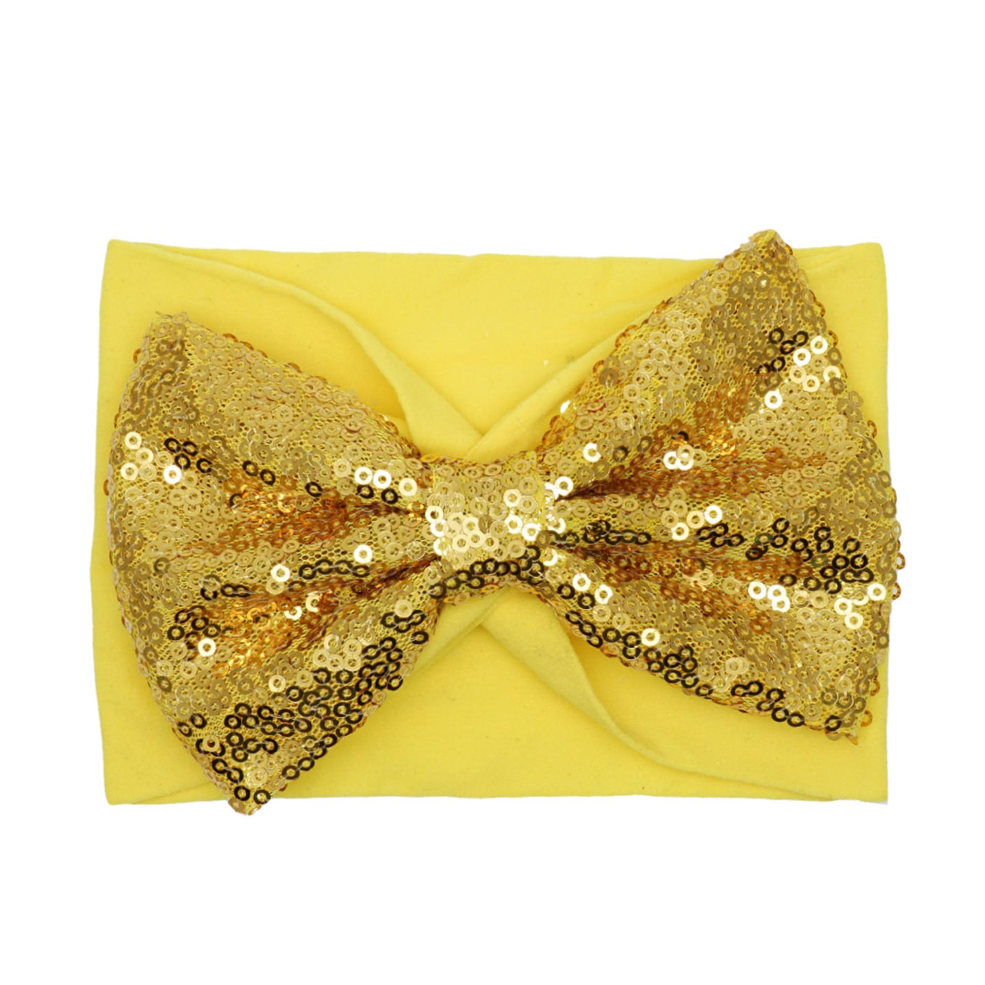 LDDCX glitter bow headband red for birthdays and photos, secure comfortable wear