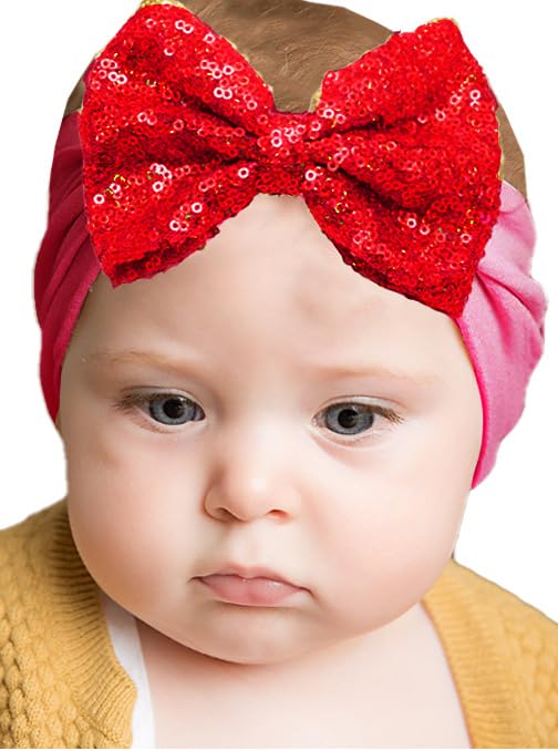 LDDCX sequin headband black, versatile accessory for everyday wear.