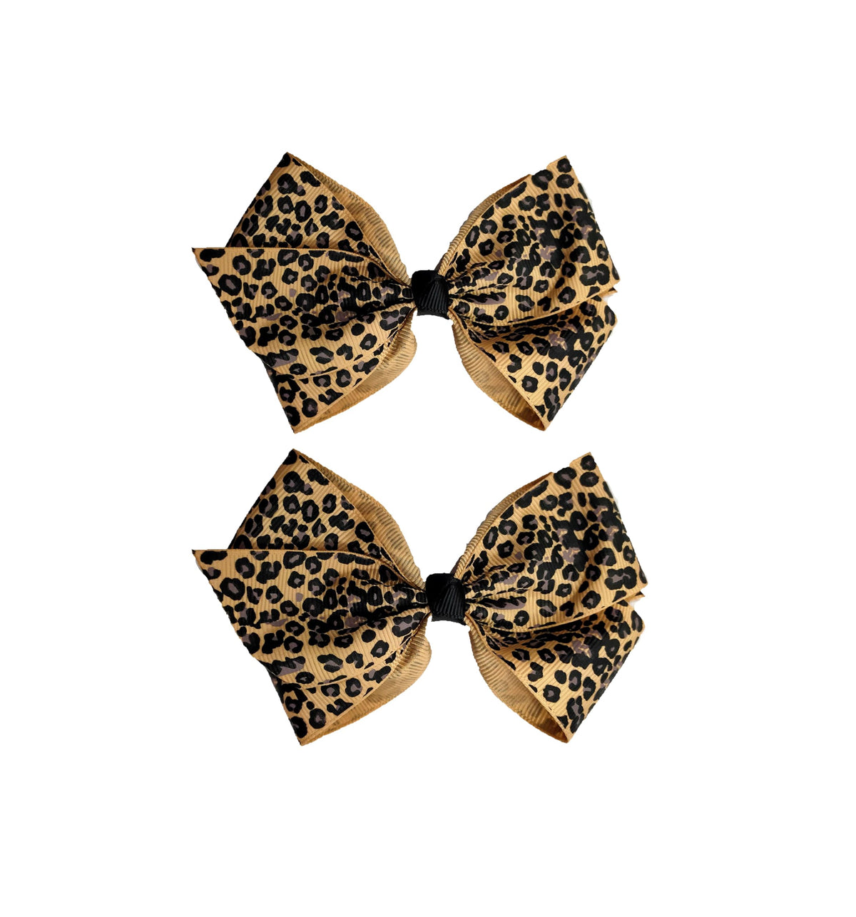 LDDCX baby leopard bow hairpin adds a cute touch to newborns and toddlers for daily wear.