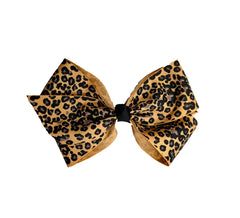 LDDCX leopard bow hairpin complements party outfits and photography sessions.