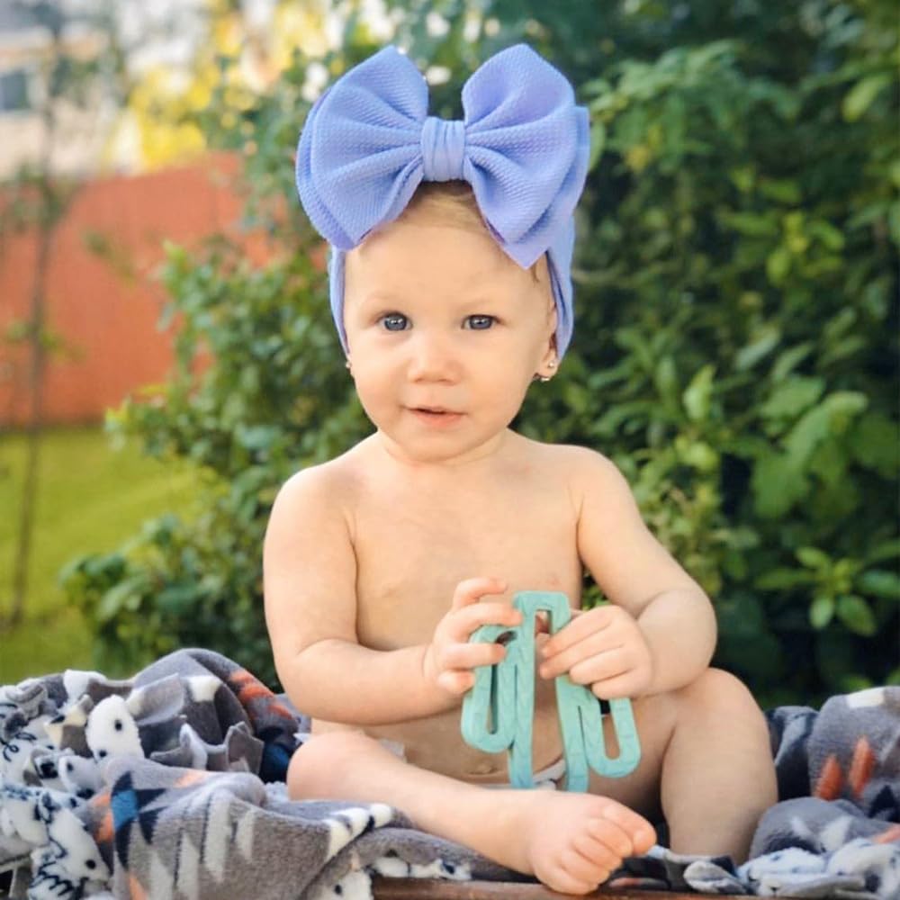 LDDCX handmade baby bows headband, detailed craft, comfortable for long wear.