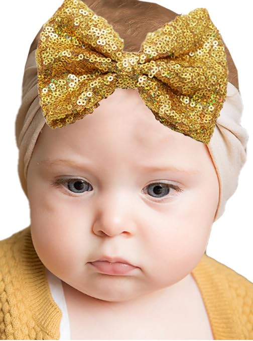 LDDCX pack of 3 sequin headbands versatile gift set for birthdays and holidays