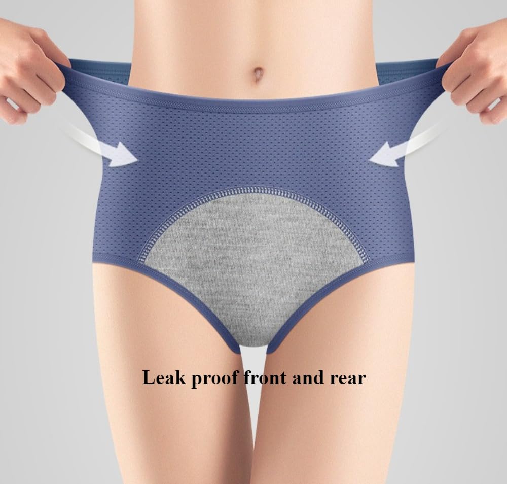 Close-up of Leakproof Panties fabric highlighting soft elastic quality for comfort.