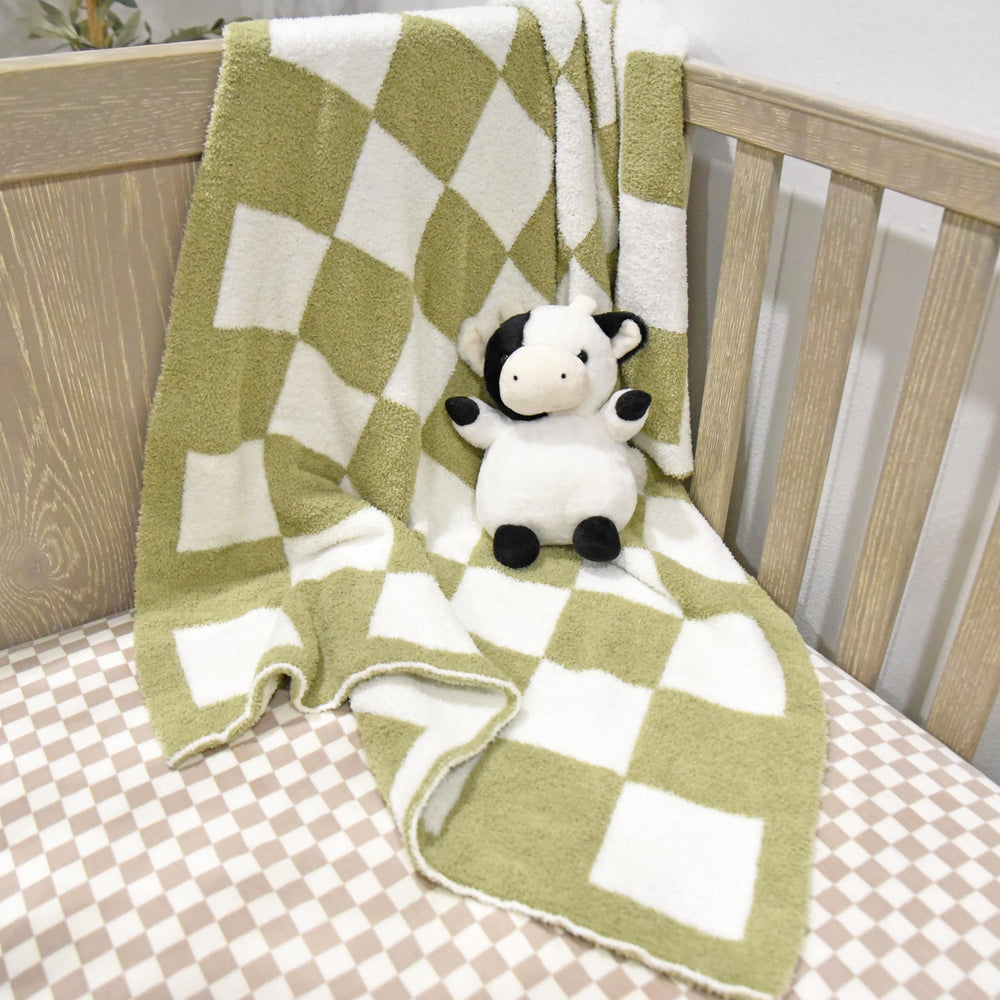 Using the blanket in a stroller for on the go comfort.