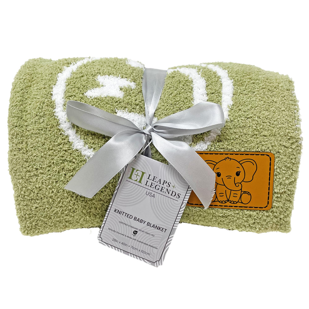 Leaps + Legends nursery-decor blanket complements crib and play area