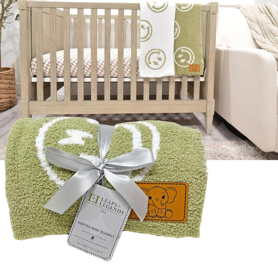 Leaps + Legends tummy time blanket with soft surface for play