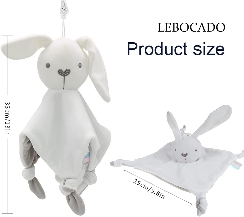 LEBOCADO washable baby lovey stays clean for daily snuggles.