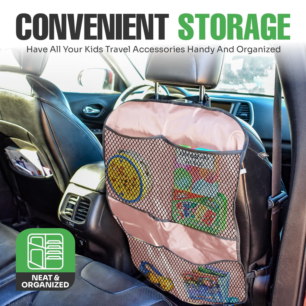 Lebogner pink back seat cover fits most vehicles for backseat protection