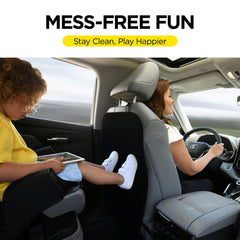 Lebogner back seat cover two-pack ensures full rear seat coverage for busy families.