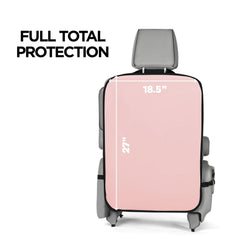 Lebogner seat protector demonstrates quick, anti-slip installation for secure fitting.
