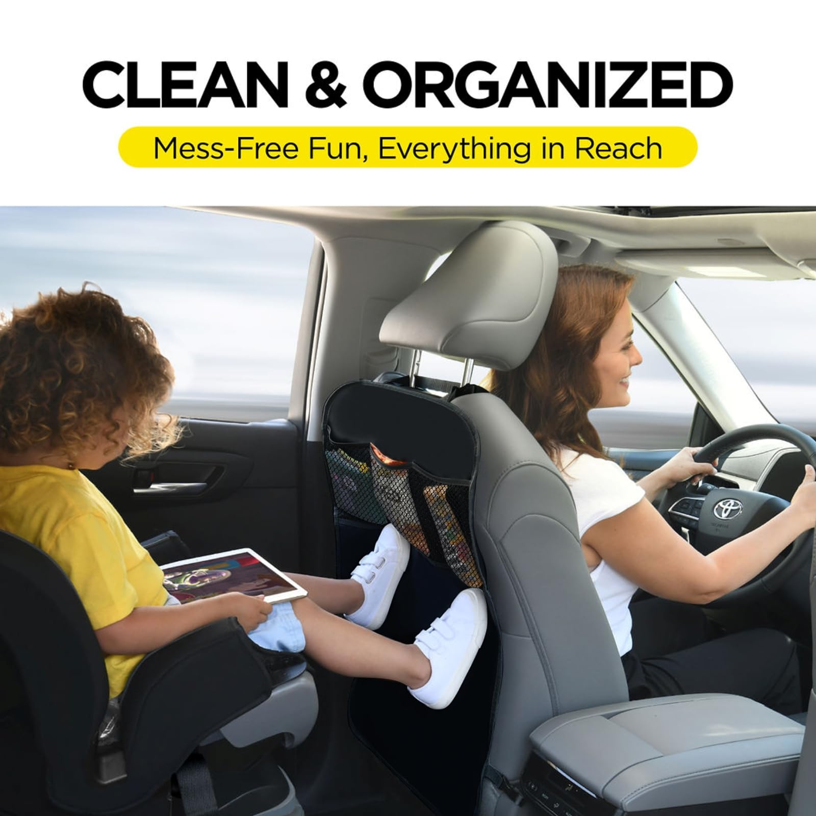 Lebogner x-large coverage fits most vehicles for full seat protection.