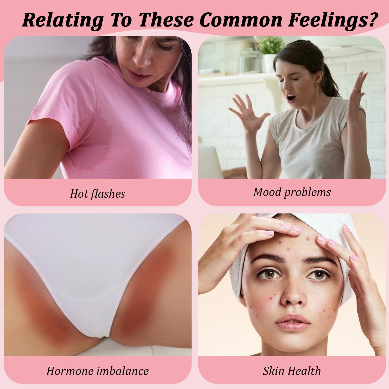 LeCozz menopause label design highlighting key packaging benefits.