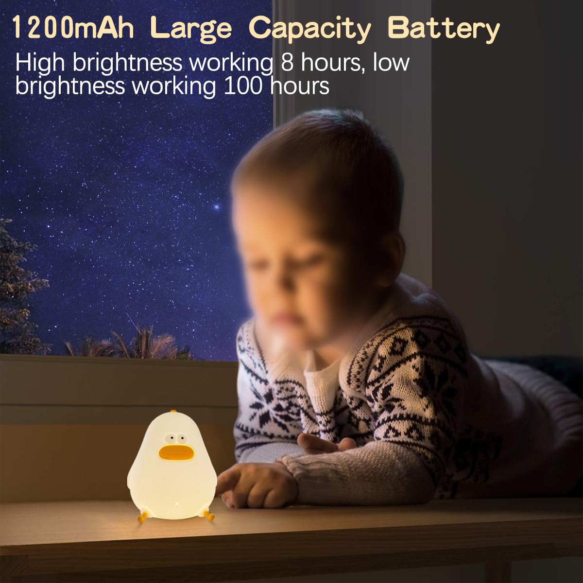 LEDHOLYT silicone chick lamp offers BPA-free safety in a cute design