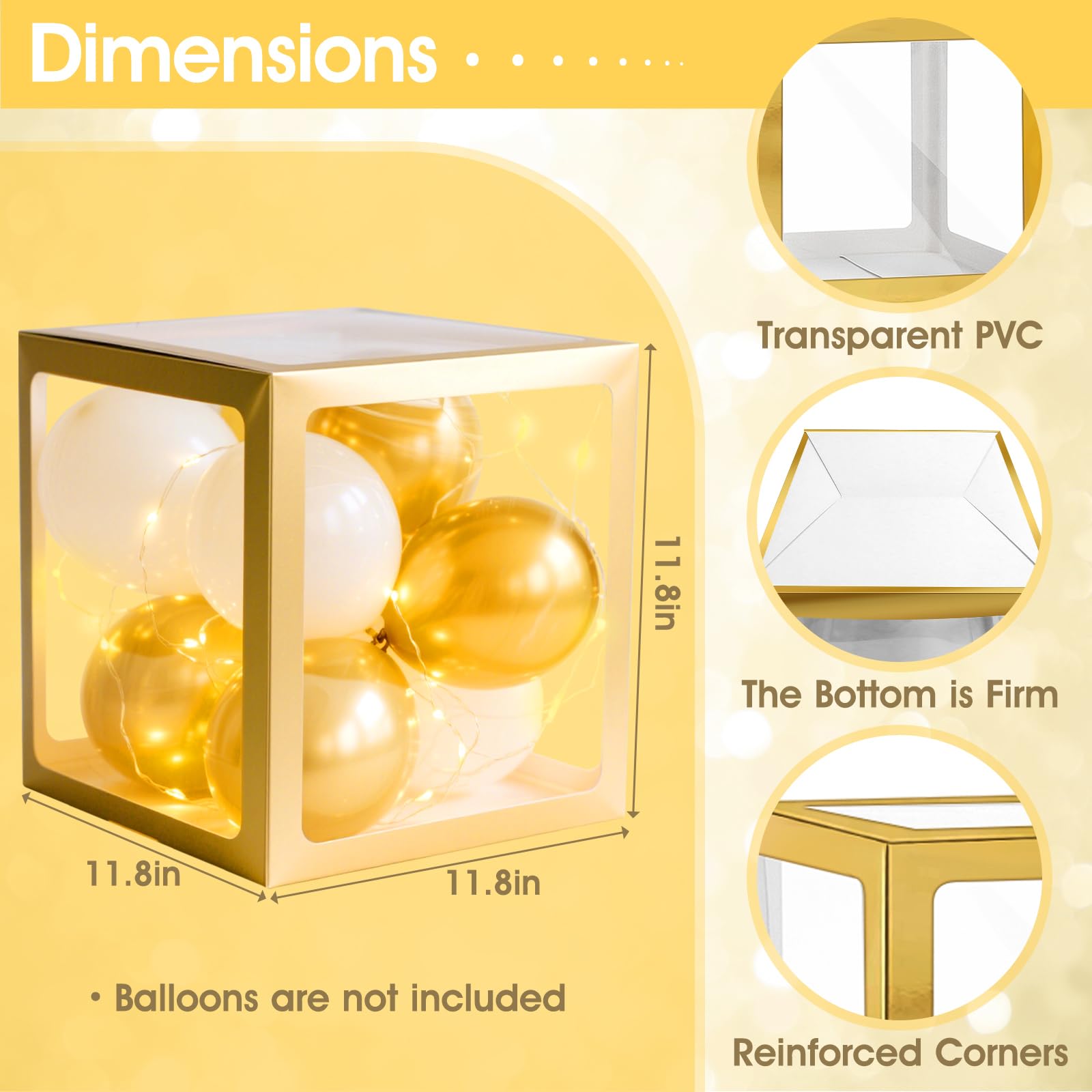 Ledido assembled display demonstrates easy setup and reusable decor for future parties