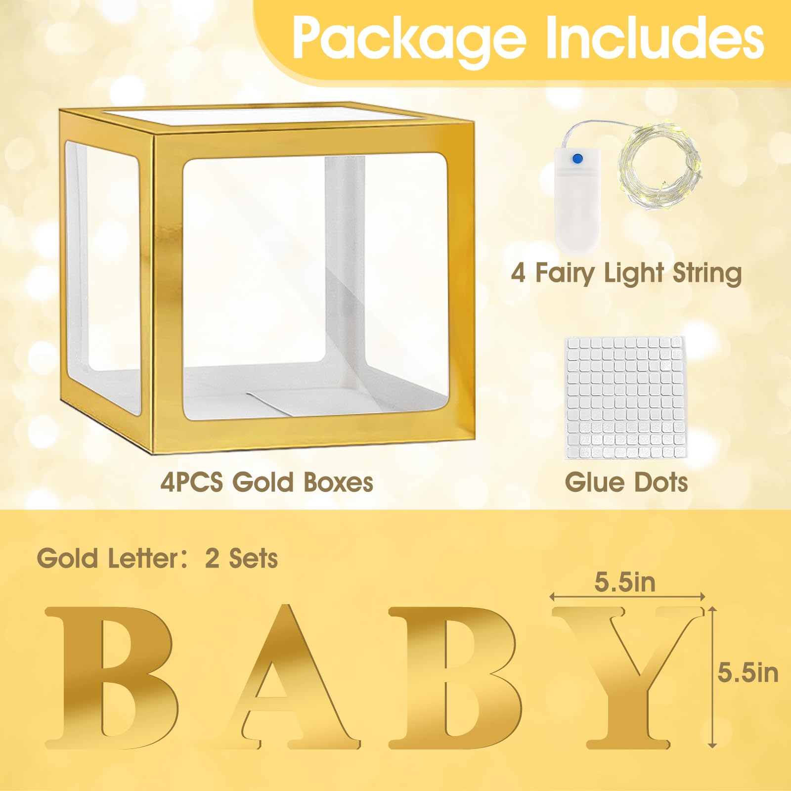 Ledido LED fairy lights inside the box brighten celebrations with twinkling accents