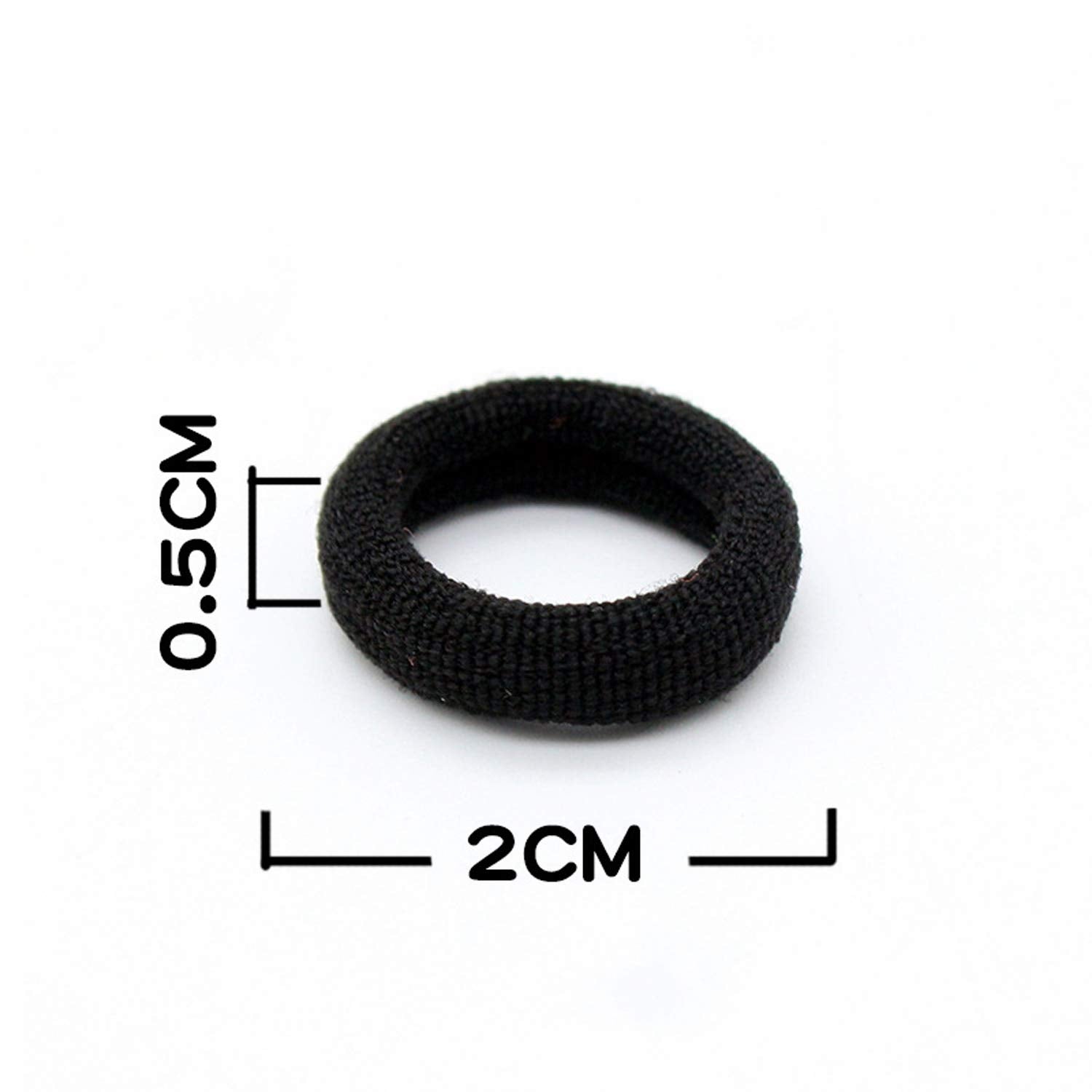 LEDUODO no-metal material hair ties prevent snagging and damage