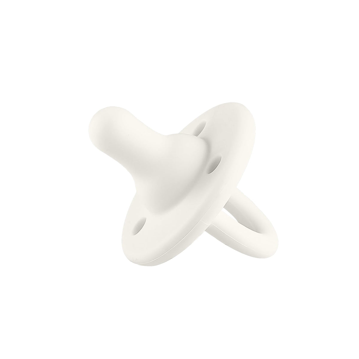 Lee Lee + Me Paci powder-color nipple promotes a natural latch.