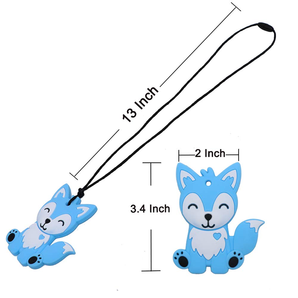 LeeYean fox chew necklace adjustable clasp ensures a comfortable, secure fit.