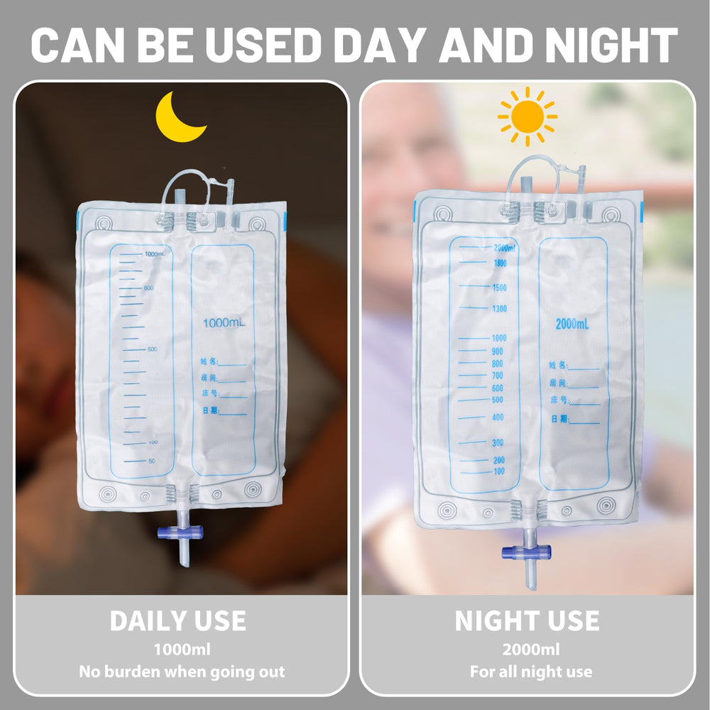 Lefeke 1m catheter shown for easy, comfortable connections.