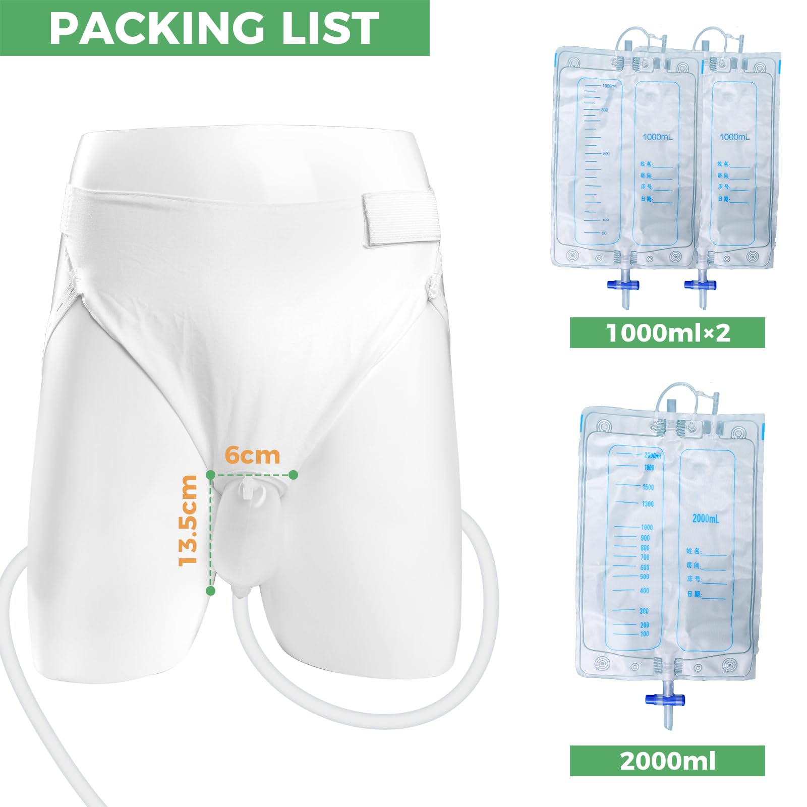 LEFEKE bedbound use-case shows hygienic urine collection on bed.