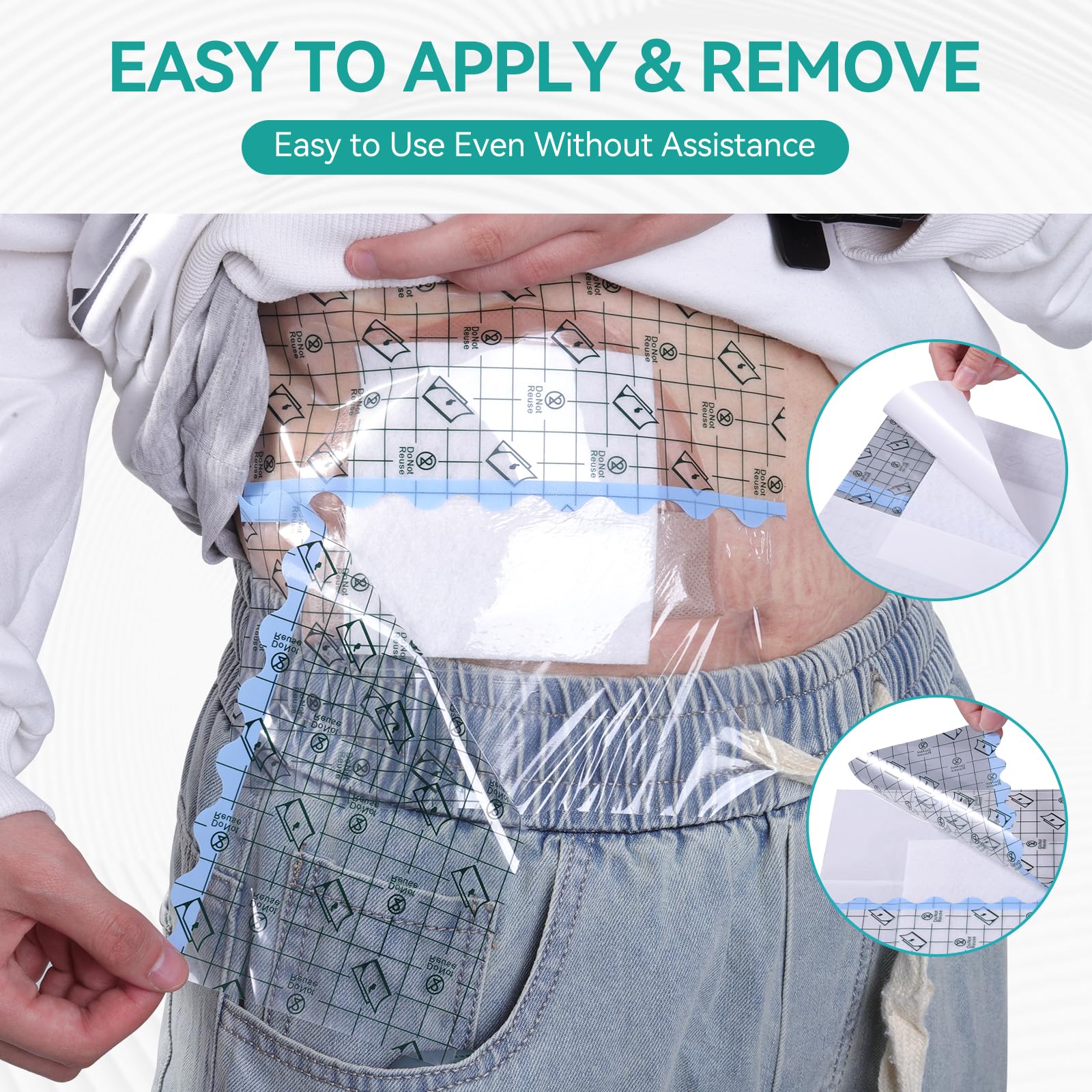 Lefeke easy-apply design shown while applying to dry skin for quick use.