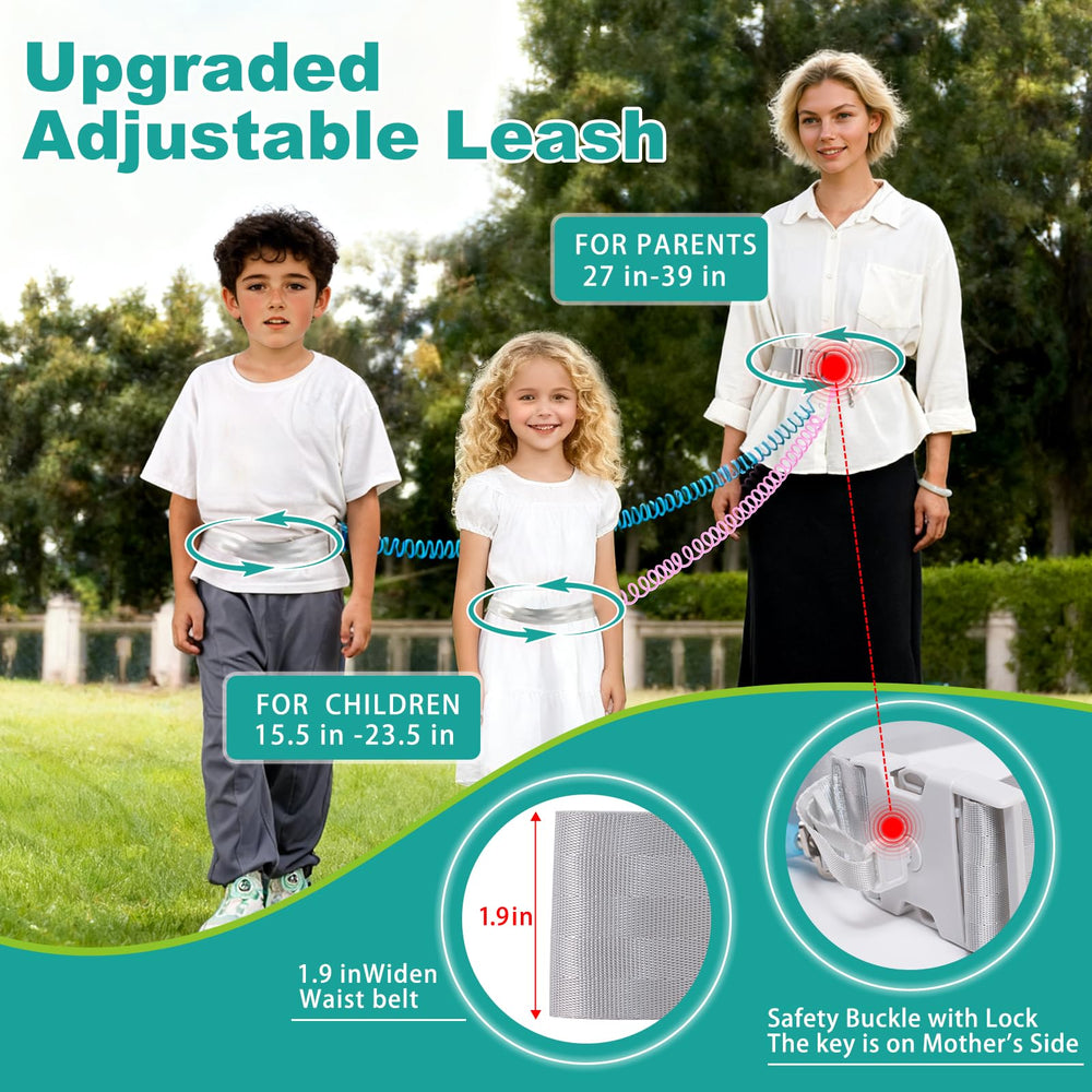 Lefeke hands-free safety system keeps both hands free during walks.