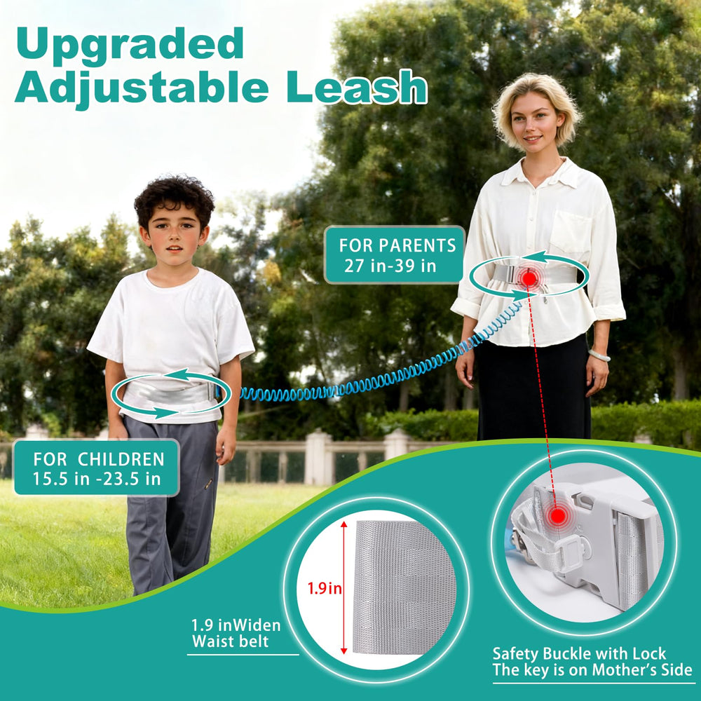 lefeke hands-free safety walking system frees both hands for parents during outings