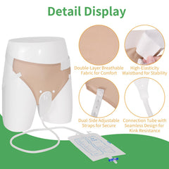 Lefeke silicone urine bag with soft, skin-friendly comfort for all-day wear.
