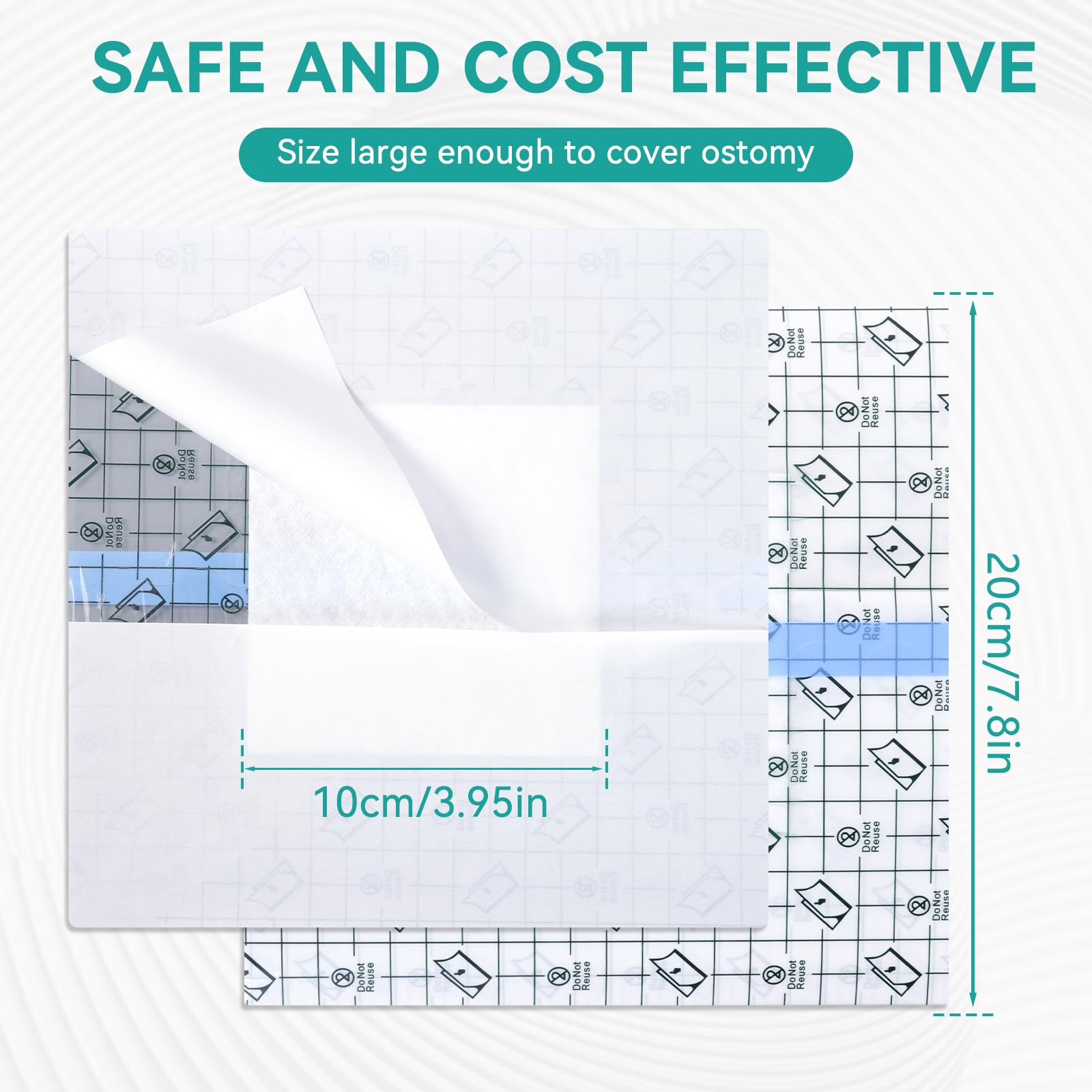 Lefeke hygienic, single-use protection reduces post-shower cleanup.