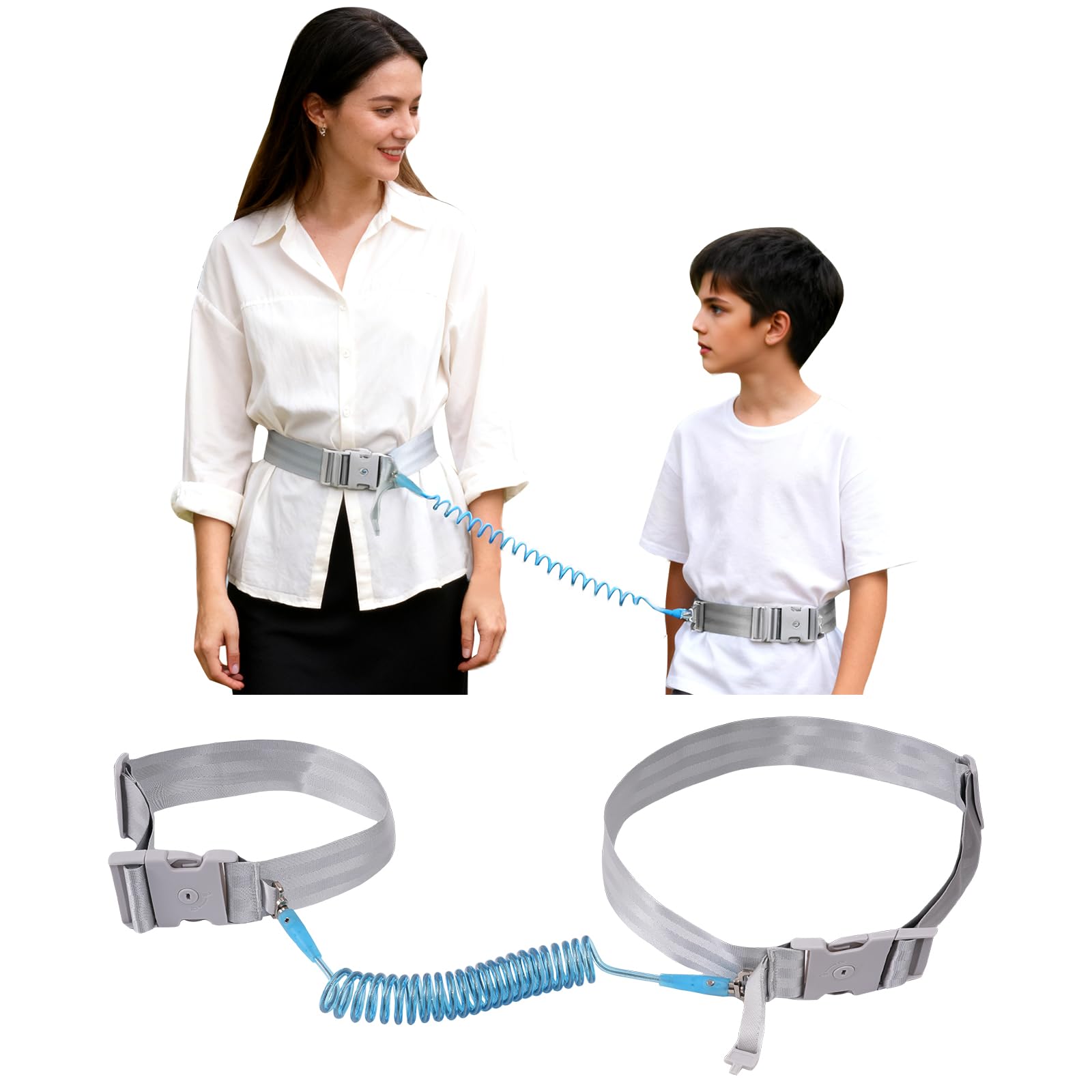 lefeke toddler leash with key lock buckle keeps kids secure during outdoor walks