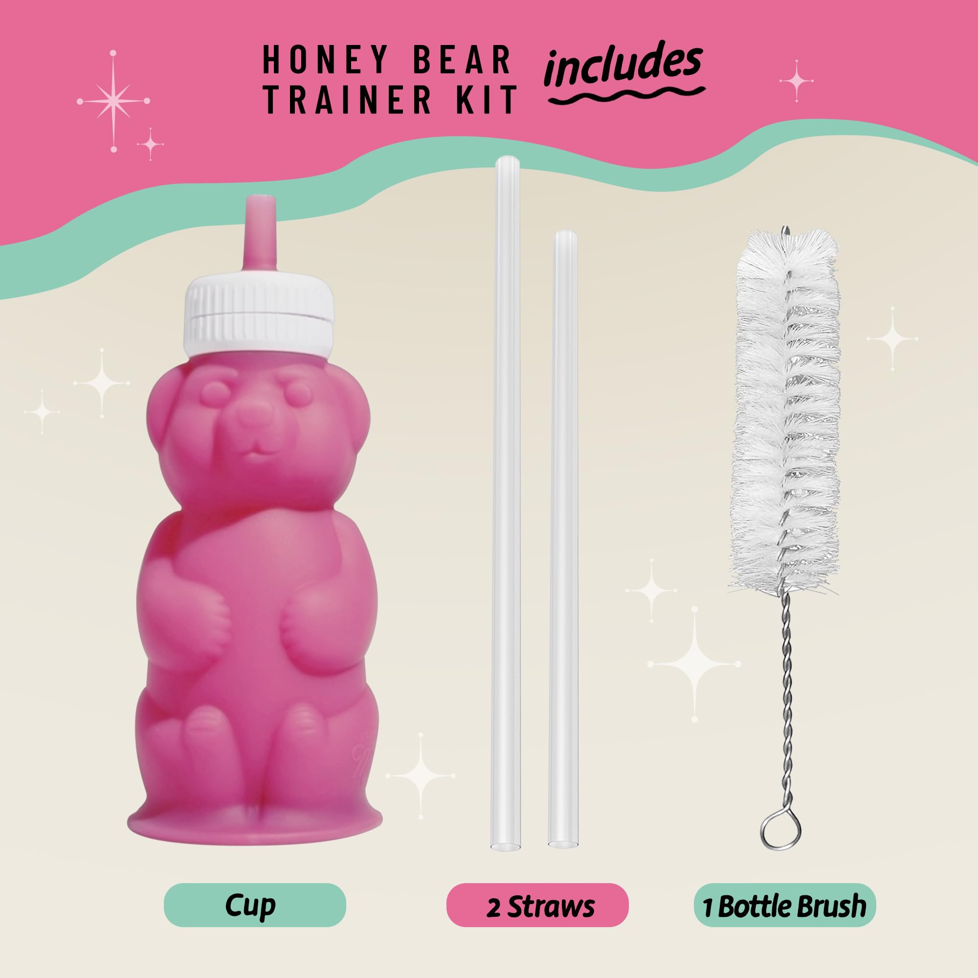 Legendairy Milk Honey Bear Straw Cup USA design, trusted by moms.