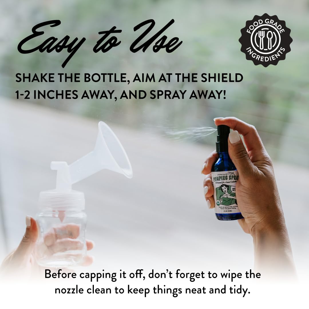 Organic coconut oil ingredient from Legendairy Milk Spray enhances skin-friendly lubrication.