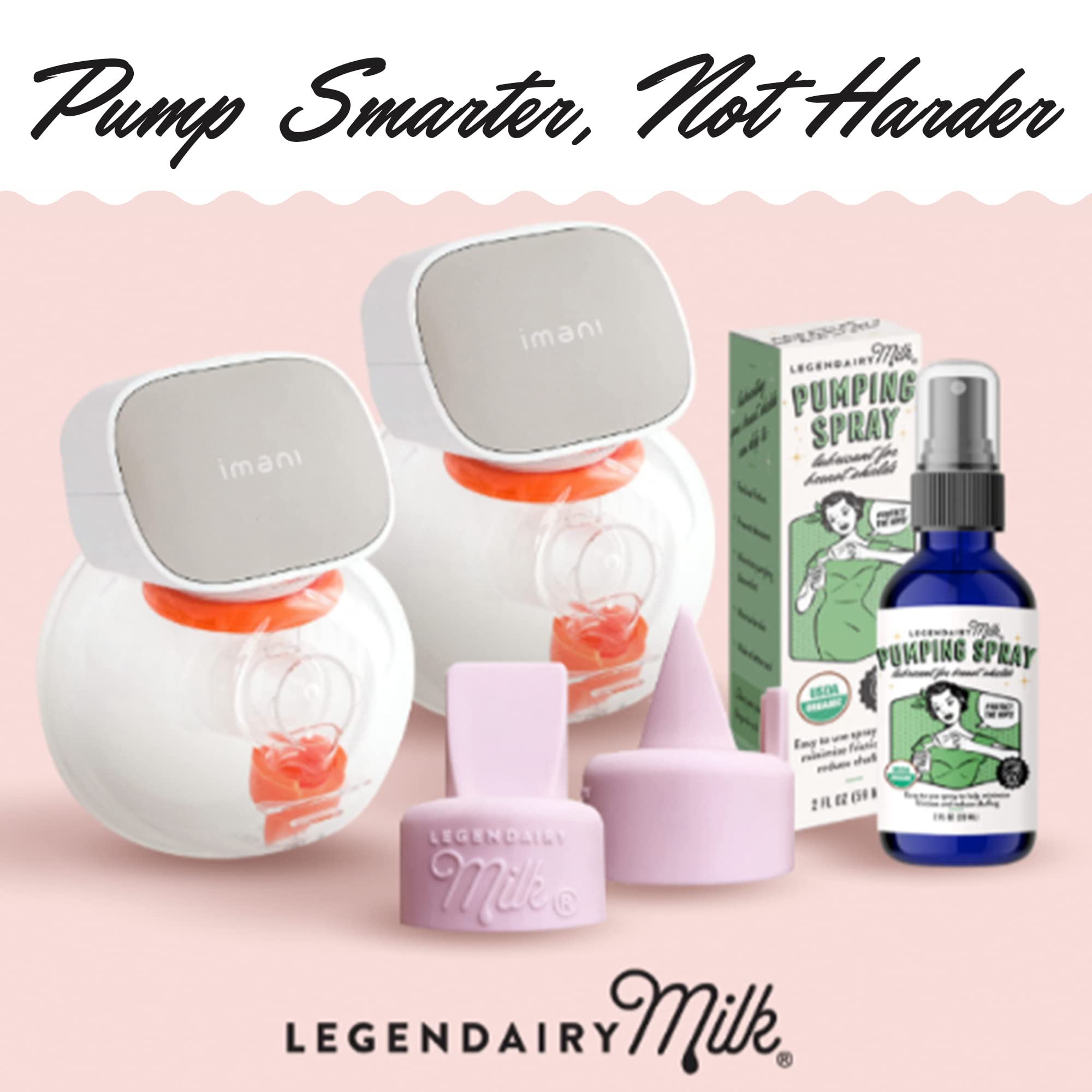 At-home pumping on the go with the travel-friendly spray.