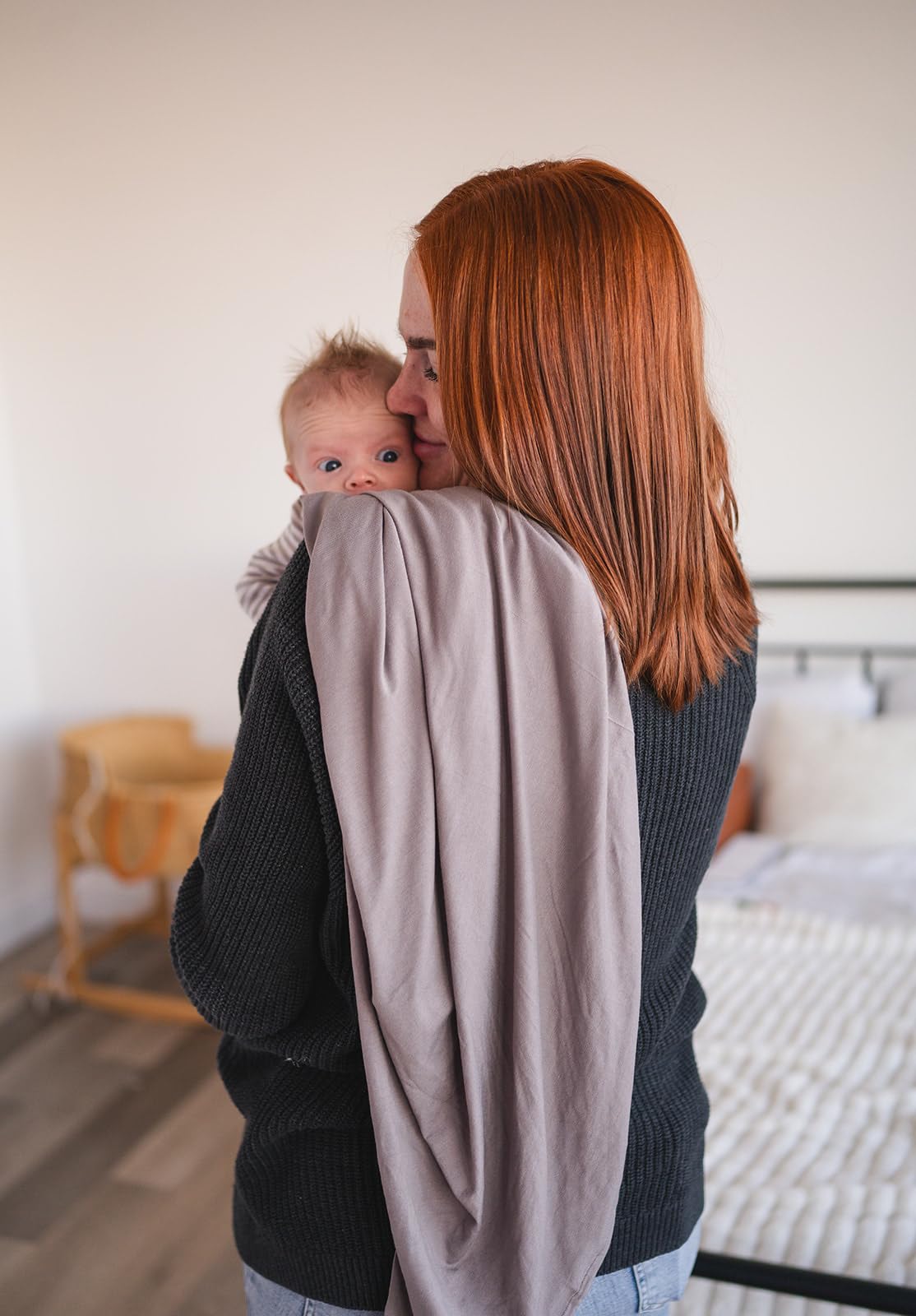 LEGENDARY LITTLES machine-washable swaddle stays soft after washes.
