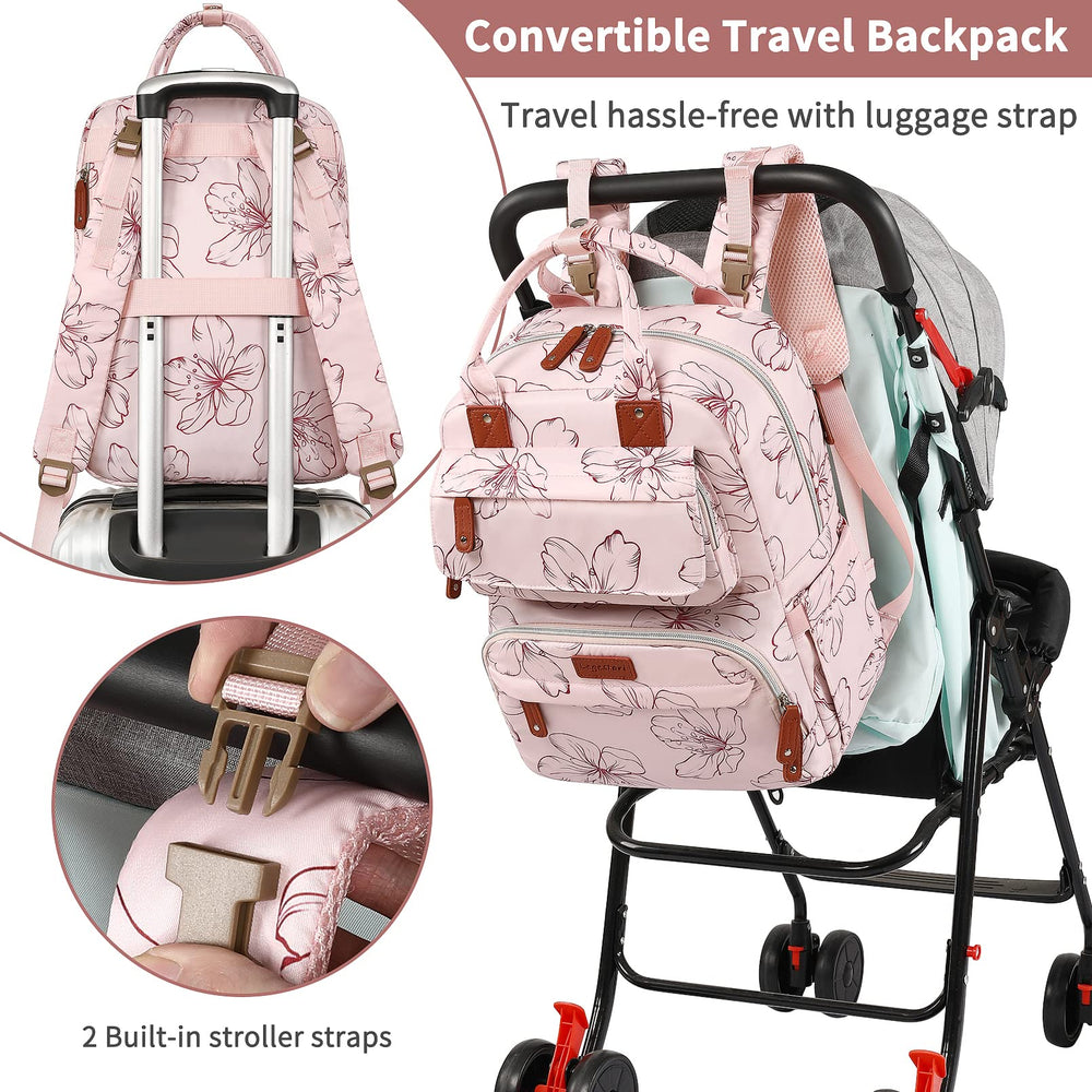 Legestori diaper bag backpack interior compartments help organize gear efficiently