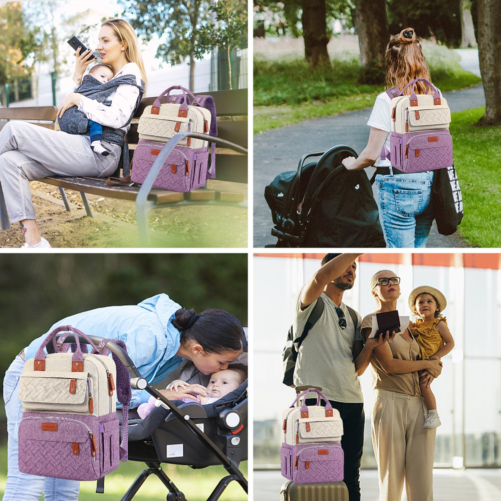 Legestori diaper bag backpack luggage strap for easy airport travel