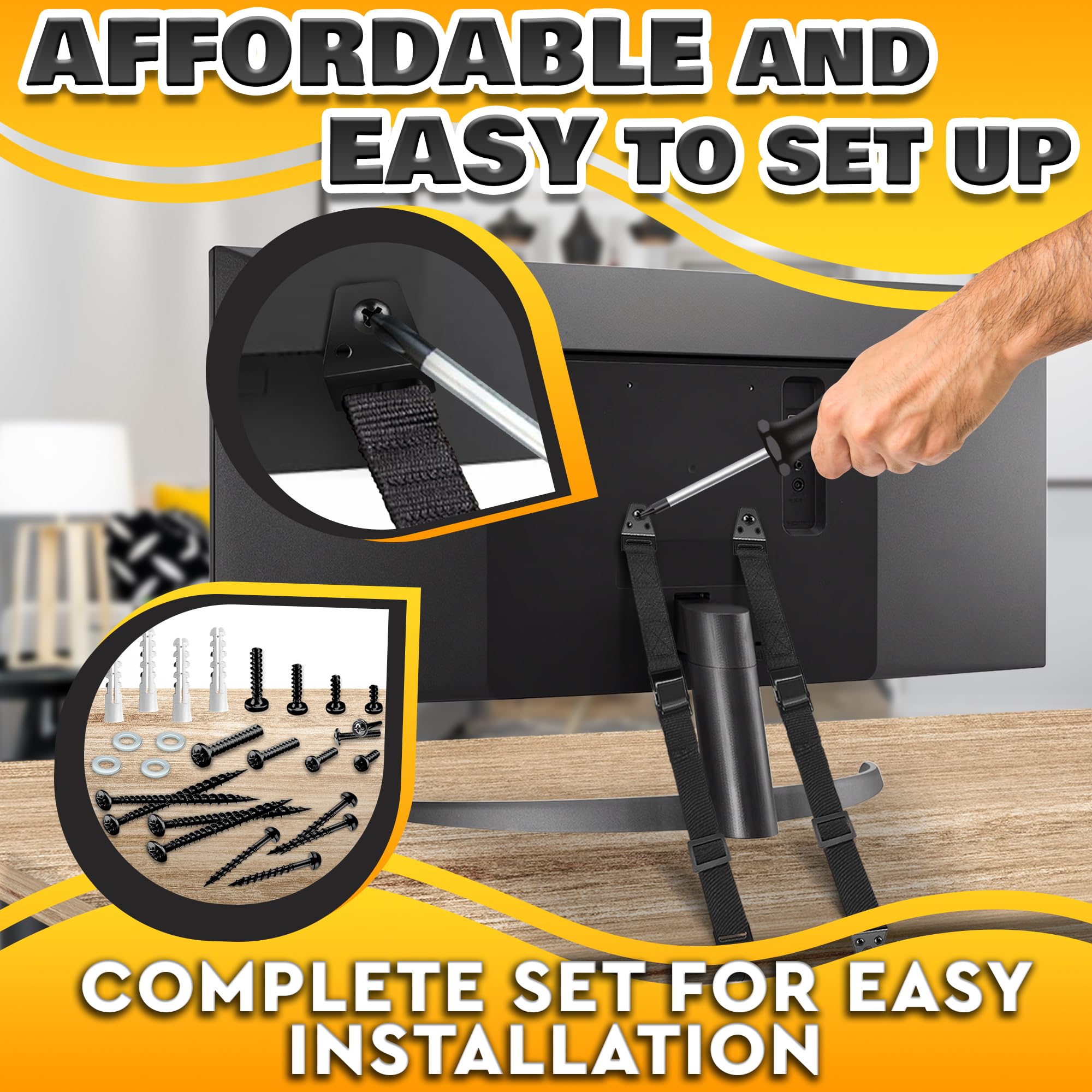 LEGLO quick-install steps depicted for effortless setup