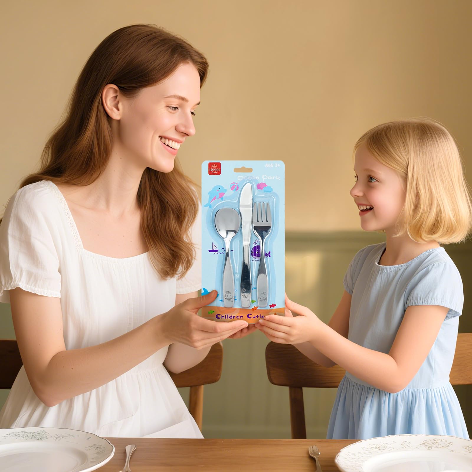 Lehoo Castle Ocean Park packaging displaying the 6-piece toddler set.