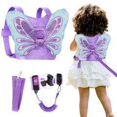 Lehoo Castle butterfly-backpack leash keeps toddlers close in crowds safely.