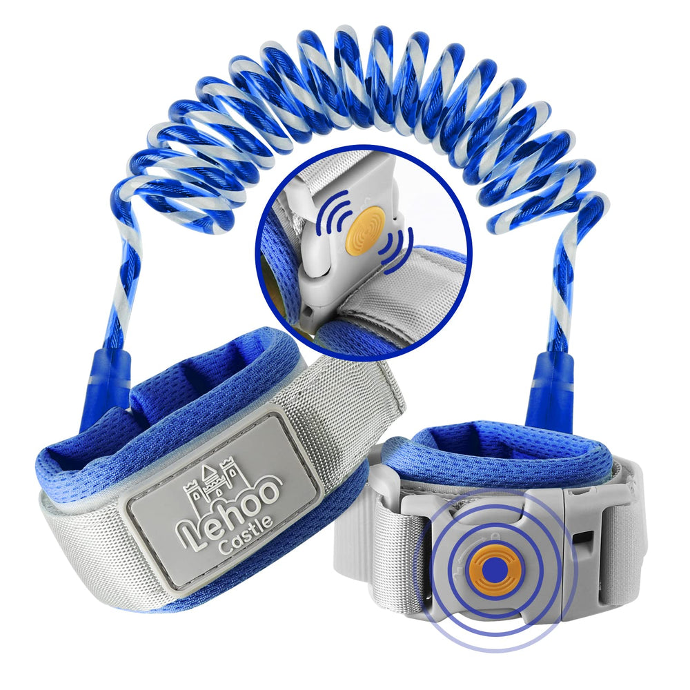 Lehoo Castle navy blue toddler leash with wrist strap for safe outings