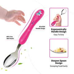 Lehoo Castle close-up of plastic handles showing easy grip for toddlers.