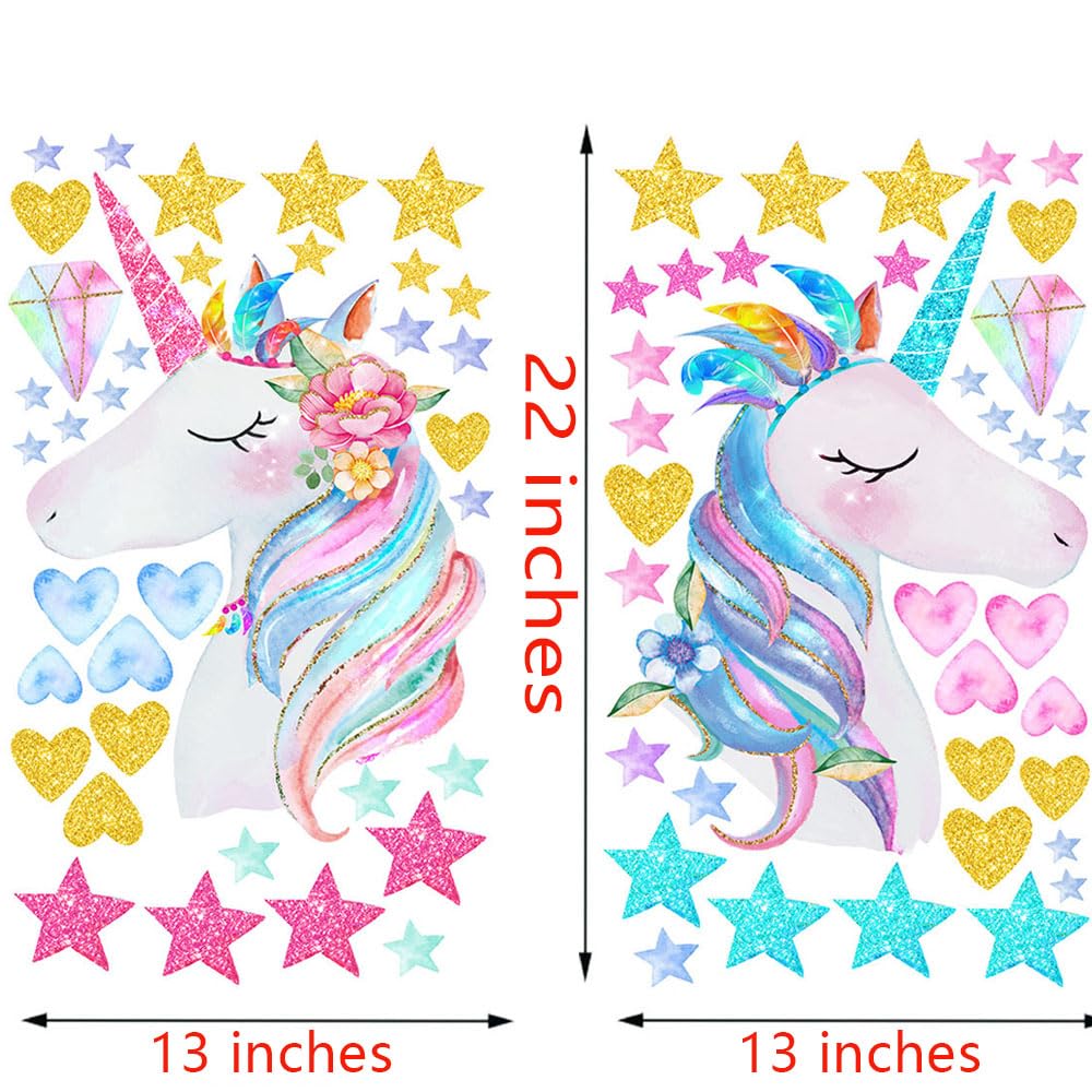 LEISENOR dreamy unicorn wall art sparks imagination in play areas.