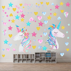 LEISENOR girls room decor set brightens walls with magical vibes.