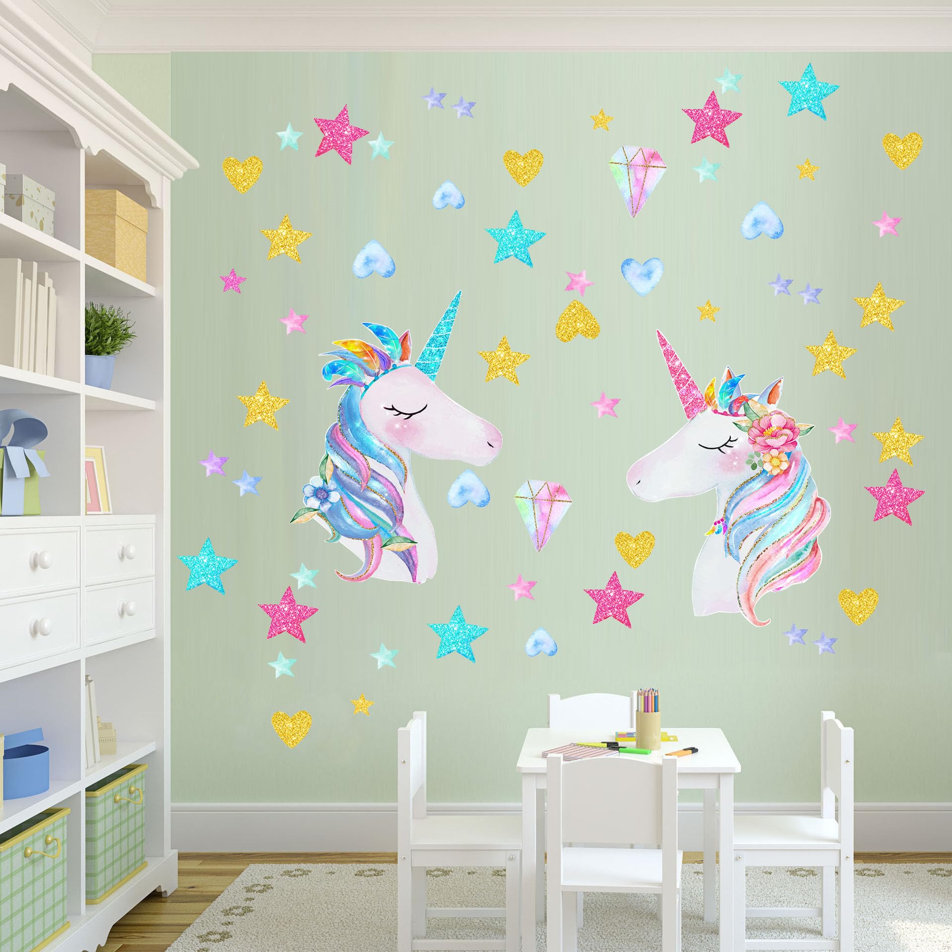 LEISENOR princess decoration wall art adds whimsical charm to bedrooms.