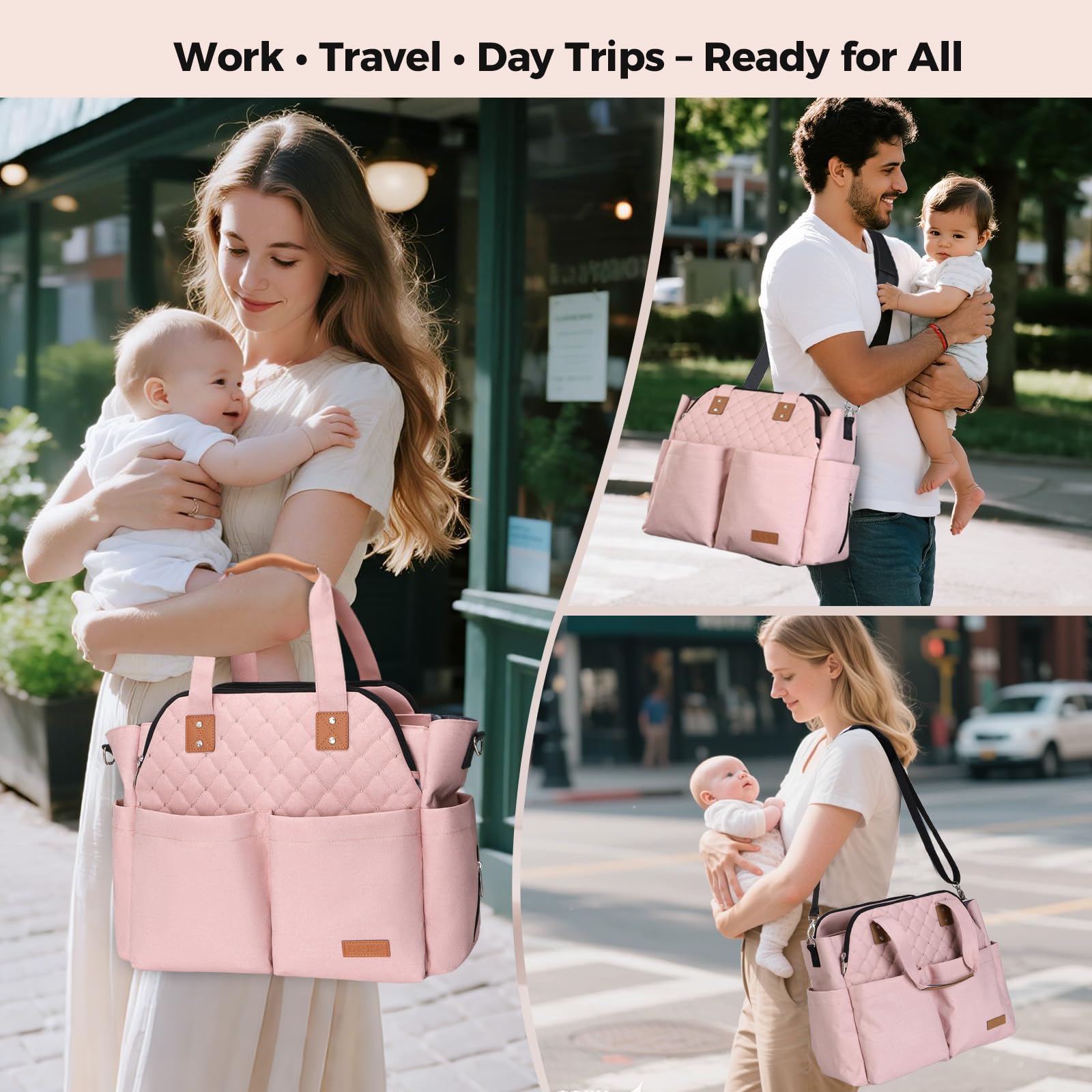 Lekebaby thick anti-slip strap reduces shoulder fatigue